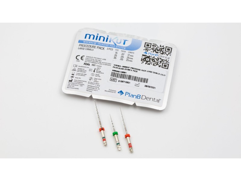 miniKUT Procedure Pack - Large Canals  MiniKUT Series - Μηχανοκίνητες Ρίνες